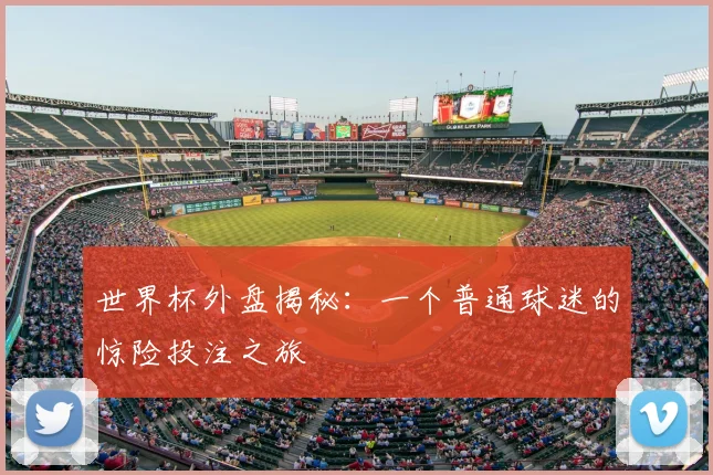 世界杯外盘揭秘：一个普通球迷的惊险投注之旅